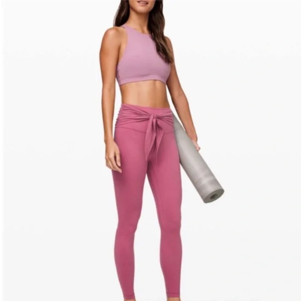 Lululemon Align Wrap Waist Leggings in Moss Rose NWOT